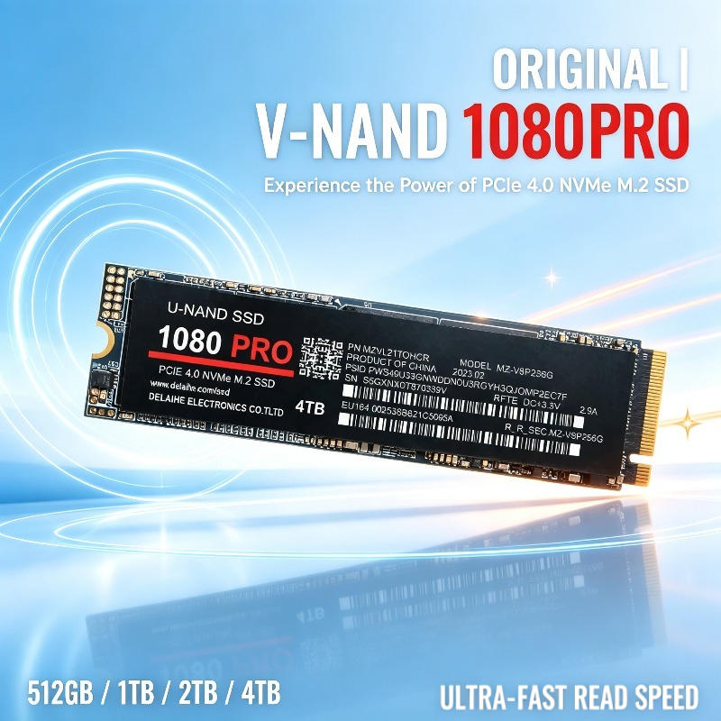 M.2 Nvme 4Tb Pcie 4.0 Ssd - SSD interno original 1080PRO M.2 NVMe