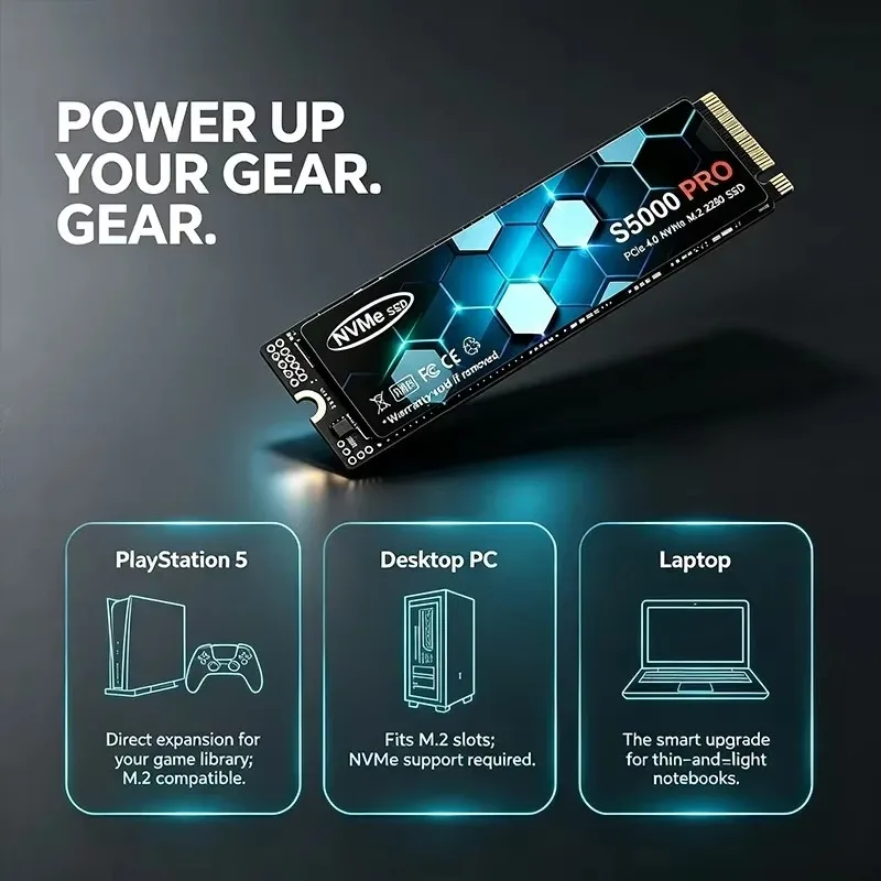 Novo disco rígido SSD M.2 S500 - M.2 Nvme 4Tb Pcie 4.0 Ssd avaliação e preço