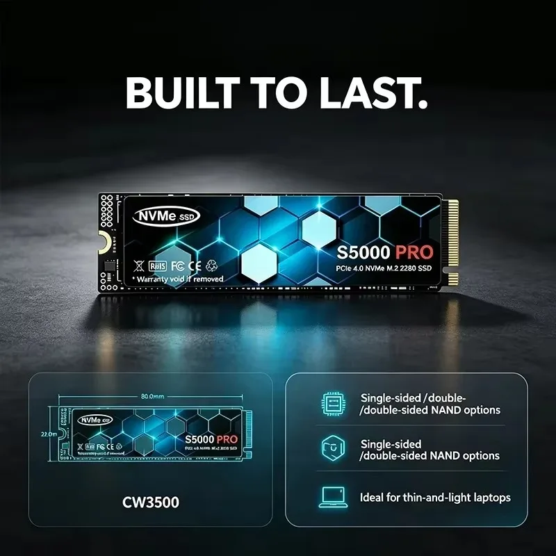 Novo disco rígido SSD M.2 S500 - M.2 Nvme 4Tb Pcie 4.0 Ssd avaliação e preço