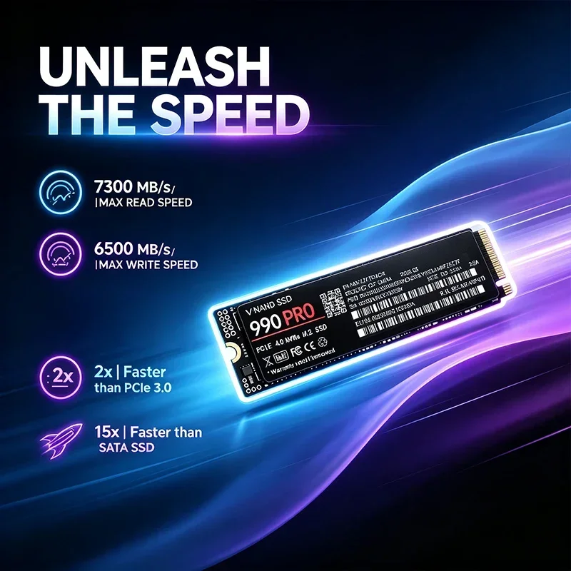SSD M.2 NVMe Gaming Drive 990  - M.2 Nvme 4Tb Pcie 4.0 Ssd avaliação e preço